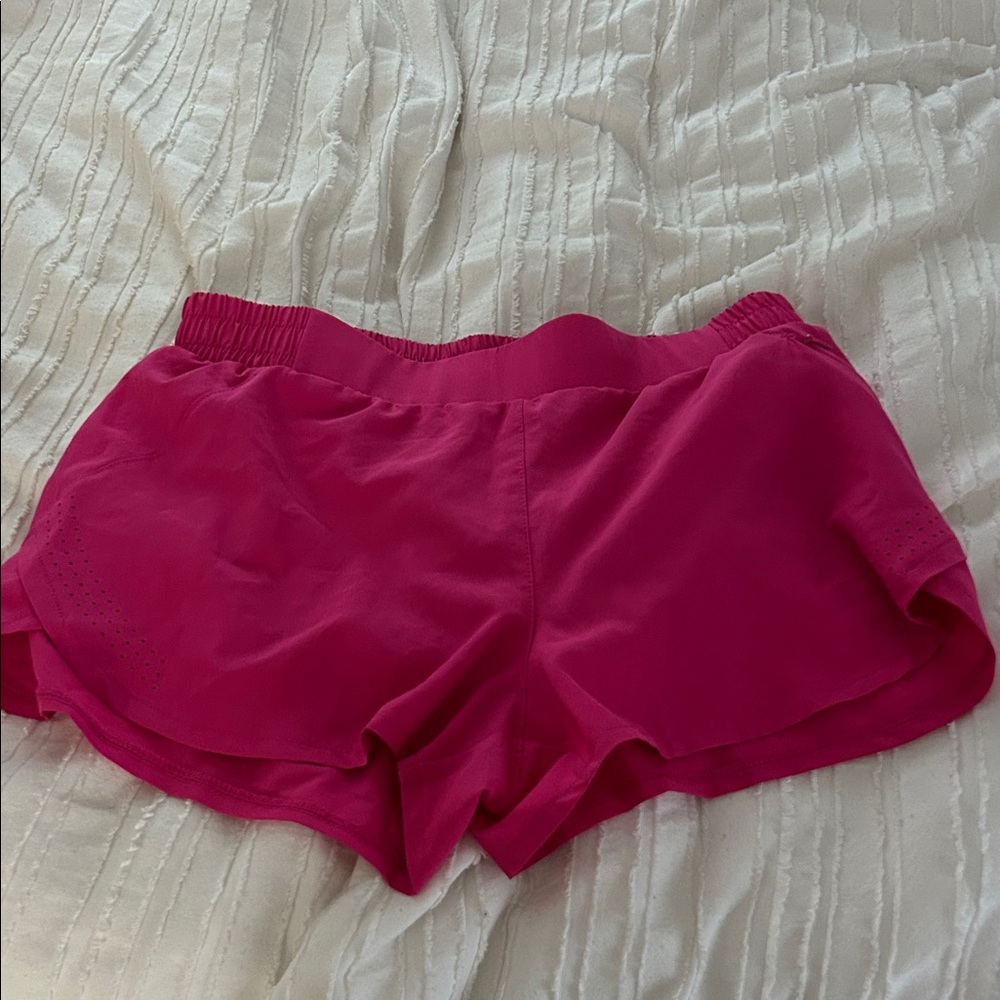 Asics Women's Fuchsia Athletic Shorts